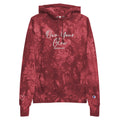 Own Your Glow Unisex Champion tie-dye hoodie with Embroidery | Champion hoodie